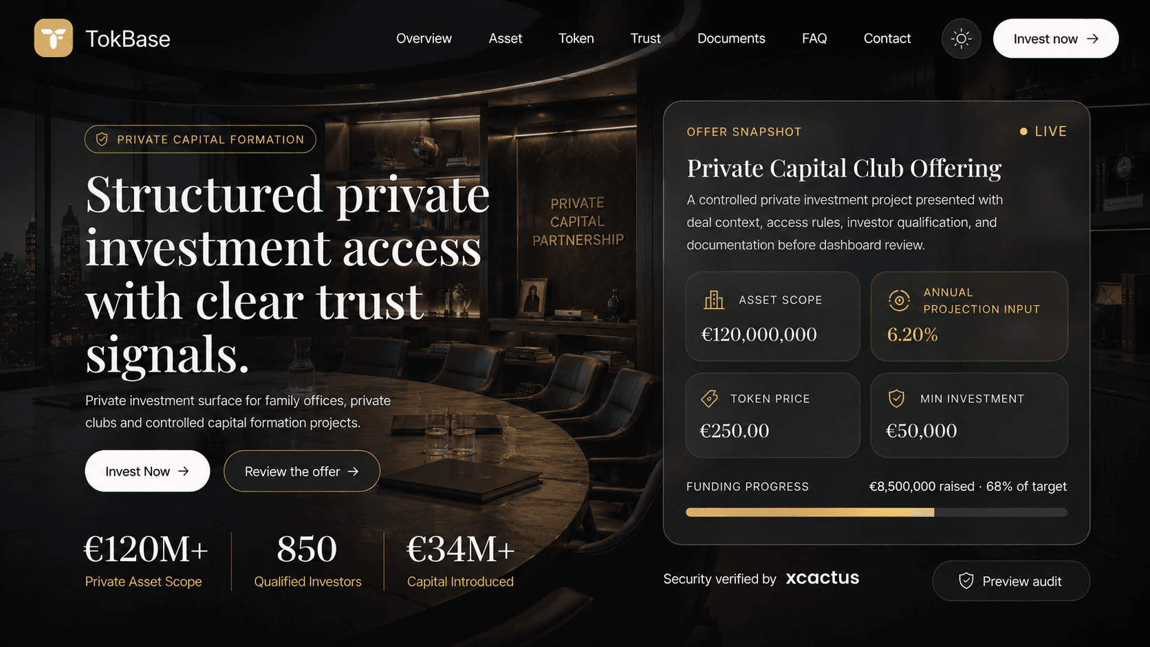 Private investment projects Your RWA Platform sector preview