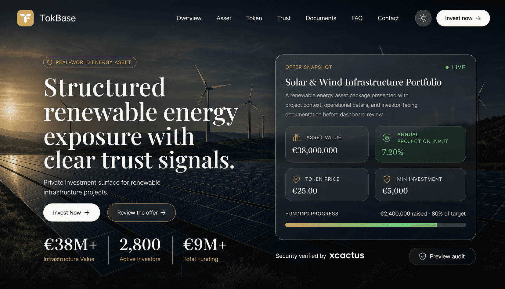 Renewable energy Your RWA Platform sector preview