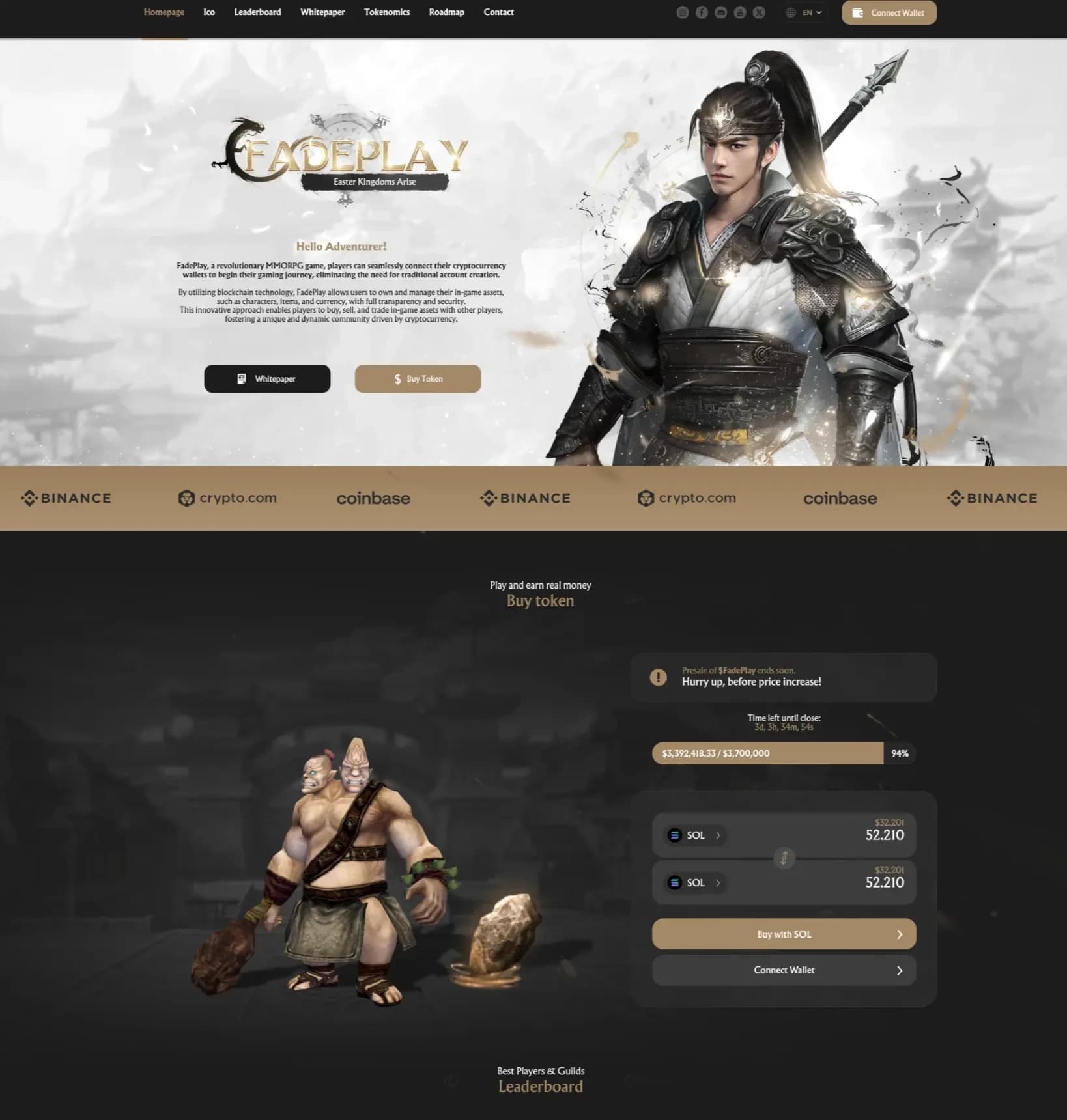 FadePlay Website